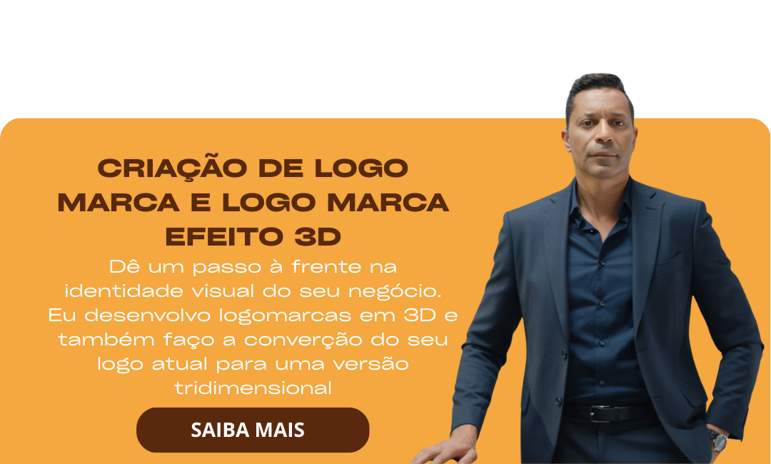 Link para Bio Criação de Logo Marca e Logo Marca 3D
