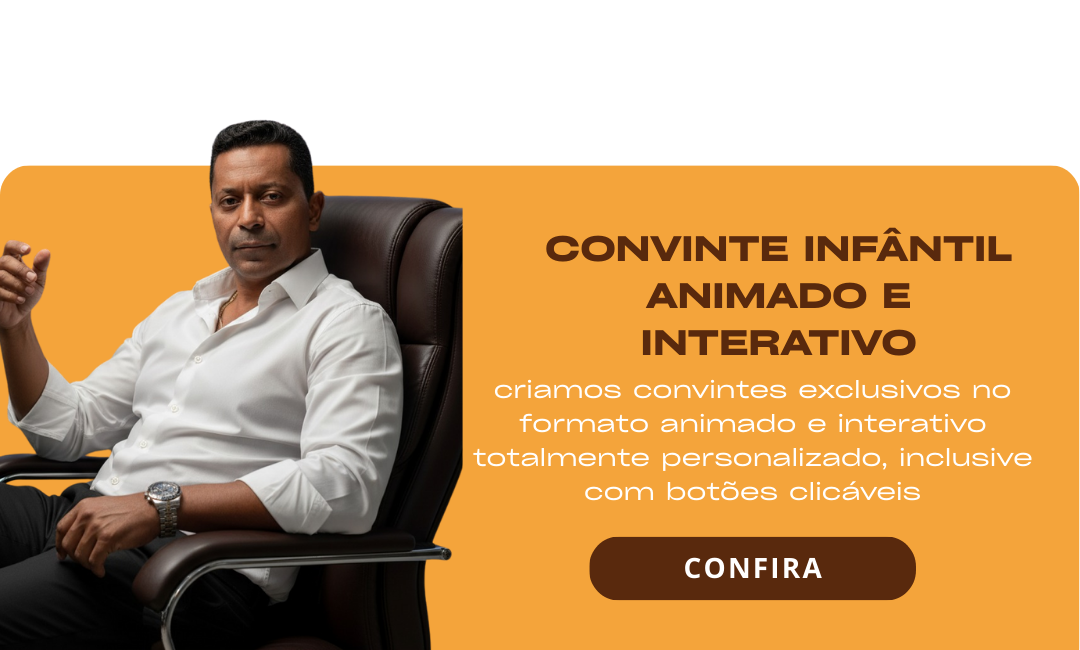 Link para Bio Criação de Convite Infântil