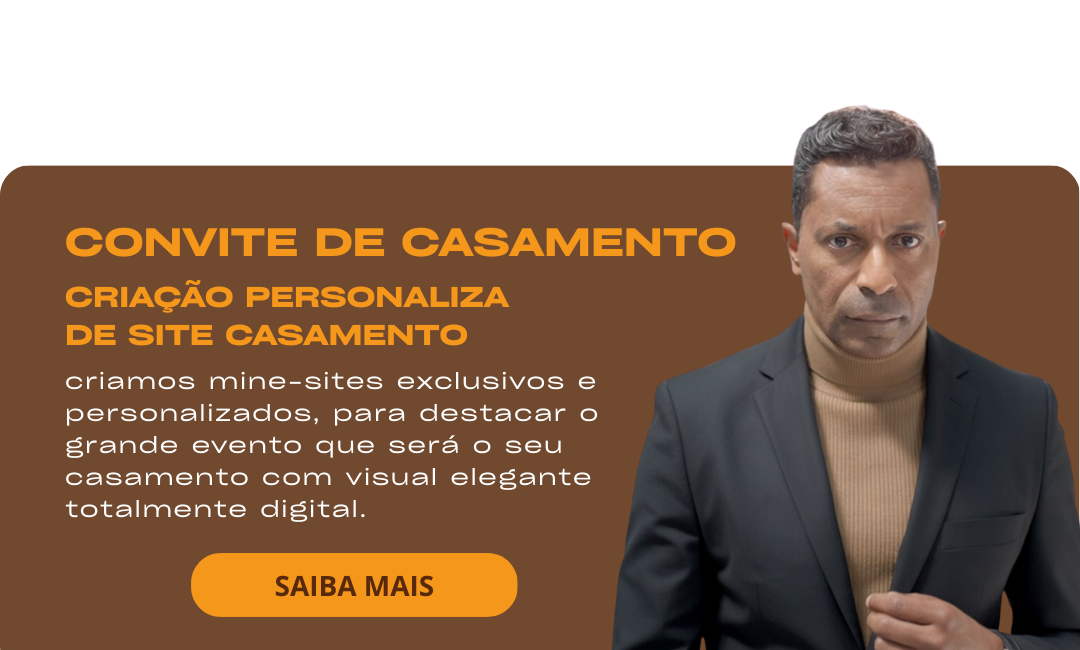 Link para Bio Criação de Convite de Casamento
